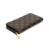 Louis Vuitton Monogram Zippy Wallet with Fuchsia 11