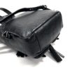 YSL Small Black Croc Look Leather Festival Backpack 20