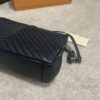 YSL Black College Large Quilted Leather V-Flap Shoulder Bag 16