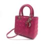 Christian Dior Lady Dior Hot Pink Lambskin Cannage Large 42