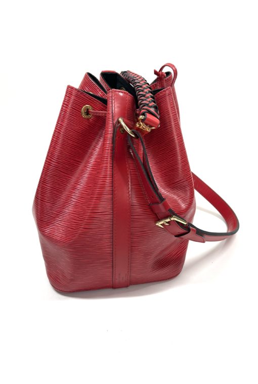 Louis Vuitton Epi Petit Noe Castillan Red Shoulder Bag 6