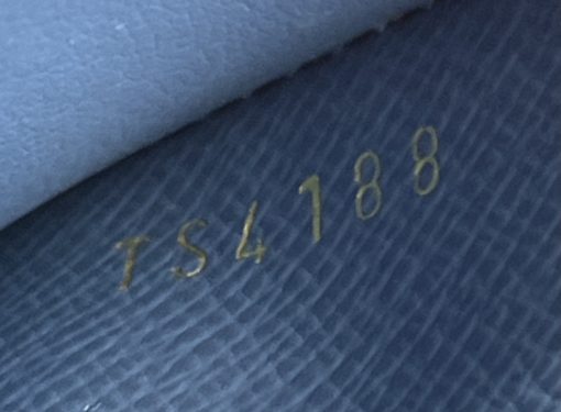 Louis Vuitton Monogram Zoe Wallet with Blue Leather code
