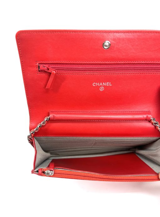 Chanel Coral Caviar Timeless WOC with Silver Hardware 5
