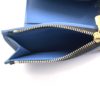Louis Vuitton Monogram Zoe Wallet with Blue Leather 9