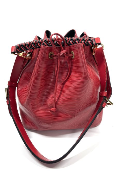 Louis Vuitton Epi Petit Noe Castillan Red Shoulder Bag 16