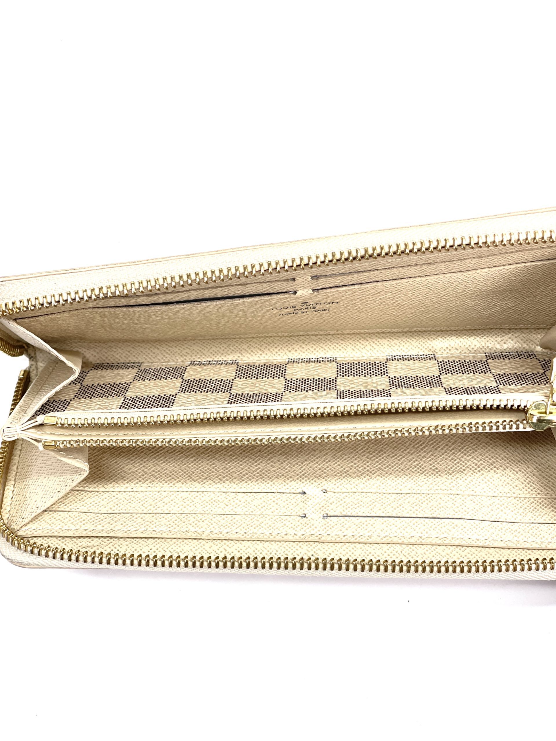 Louis Vuitton DAMIER AZUR Clémence wallet (N61264)