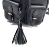 YSL Small Black Croc Look Leather Festival Backpack 13