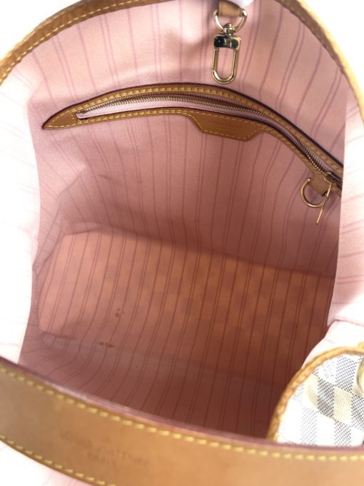 Louis Vuitton Azur Delightful PM Hobo Bag With Rose Ballerine Interior 15