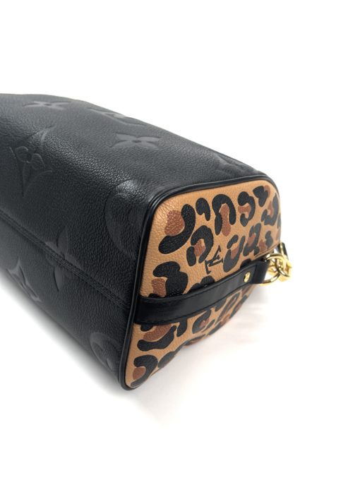 Louis Vuitton Limited Edition Wild At Heart Black Speedy 25 Bandouliere