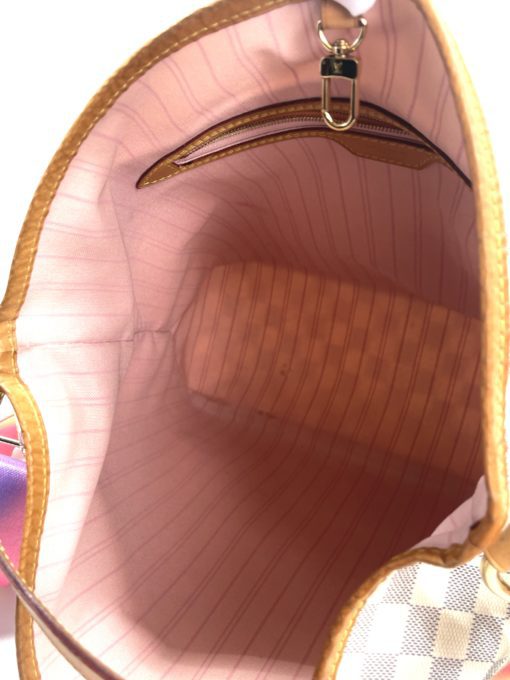 Louis Vuitton Azur Delightful PM Hobo Bag With Rose Ballerine Interior 14