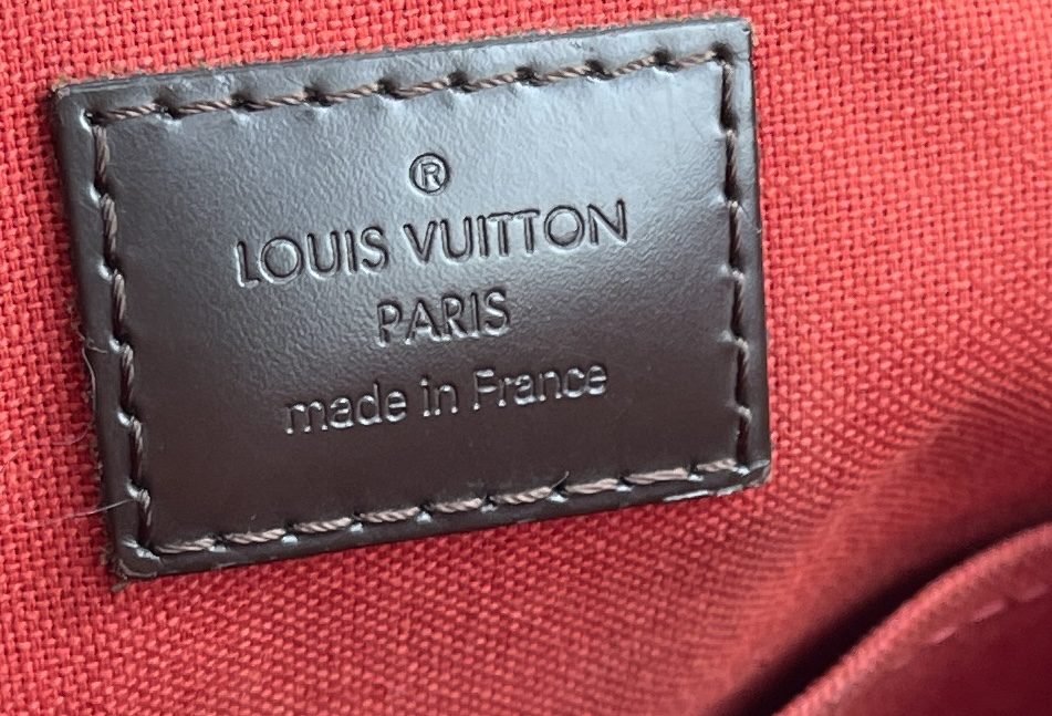 Louis Vuitton Siena GM Damier Ebene Satchel or Shoulder Bag - A