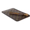 Louis Vuitton Monogram Neverfull Pouch Pochette with Fuchsia 11