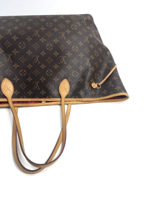 Louis Vuitton Monogram Neverfull GM Tote with Cerise Red Interior  17