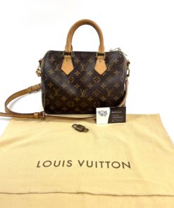 Louis Vuitton Monogram Speedy Bandouliere 25 w dust bag