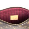 Louis Vuitton Monogram Neverfull Pouch Pochette with Fuchsia 9