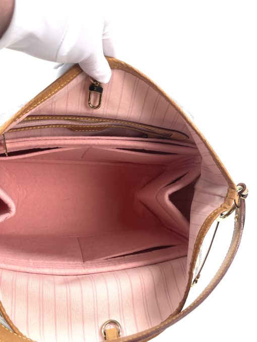 Louis Vuitton Azur Delightful PM Hobo Bag With Rose Ballerine Interior 18