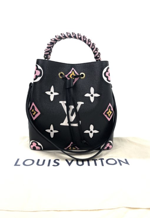 Louis Vuitton Monogram Giant Wild At Heart Neonoe MM Black 5