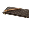 Louis Vuitton Monogram Neverfull Pouch Pochette with Fuchsia 13