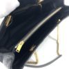 YSL Black Grain De Poudre Matelasse Chevron Tote Bag With Gold Hardware 4