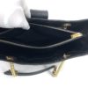 YSL Black Grain De Poudre Matelasse Chevron Tote Bag With Gold Hardware 6