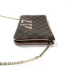 Louis Vuitton LV Damier Ebene Double Zip Pochette Crossbody 16