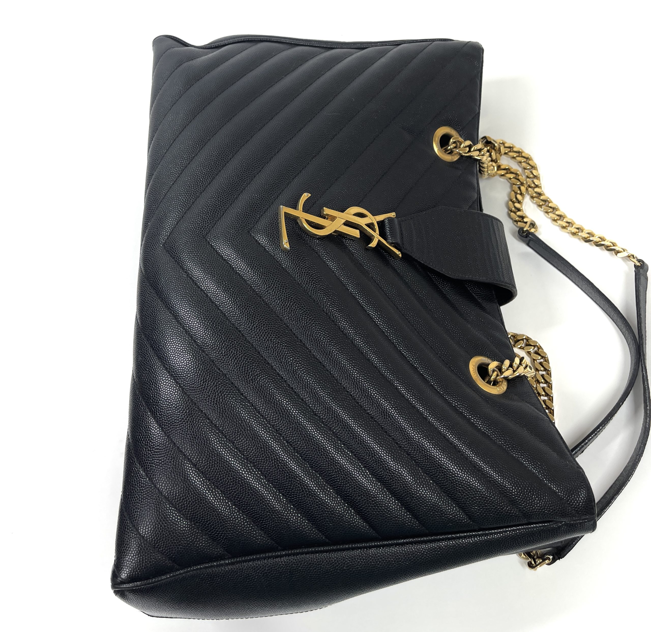 Lou leather handbag Saint Laurent Black in Leather - 40753588