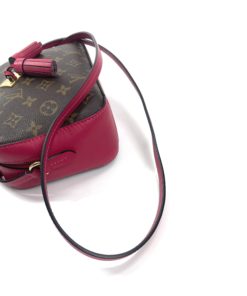 Louis Vuitton Monogram Saintonge Crossbody With Freesia Pink strap