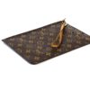 Louis Vuitton Monogram Neverfull Pouch Pochette with Fuchsia 12