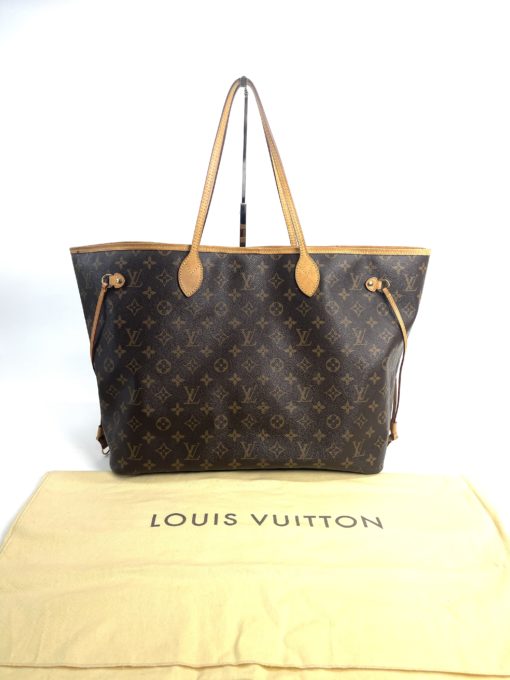 Louis Vuitton Monogram Neverfull GM Tote with Cerise Red Interior  3