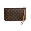Louis Vuitton Monogram Neverfull Pouch Pochette with Fuchsia 2