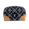 Louis Vuitton Jacquard Since 1854 Cosmetic Pouch PM Blue 5