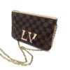 Louis Vuitton LV Damier Ebene Double Zip Pochette Crossbody 13