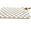 Louis Vuitton Azur Neverfull Pochette Pouch with Rose Ballerine 8