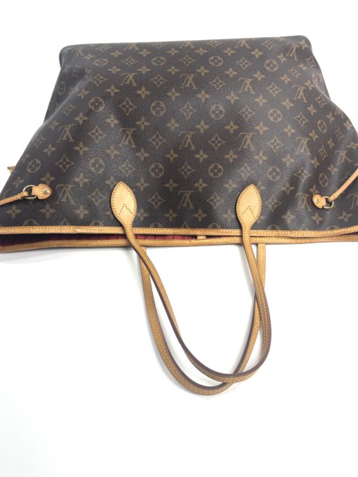 Louis Vuitton Monogram Neverfull GM Tote with Cerise Red Interior  17