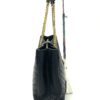 YSL Black Grain De Poudre Matelasse Chevron Tote Bag With Gold Hardware 15