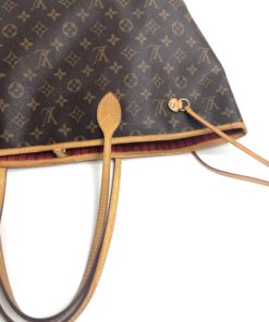 Louis Vuitton Monogram Neverfull GM Tote with Cerise Red Interior 