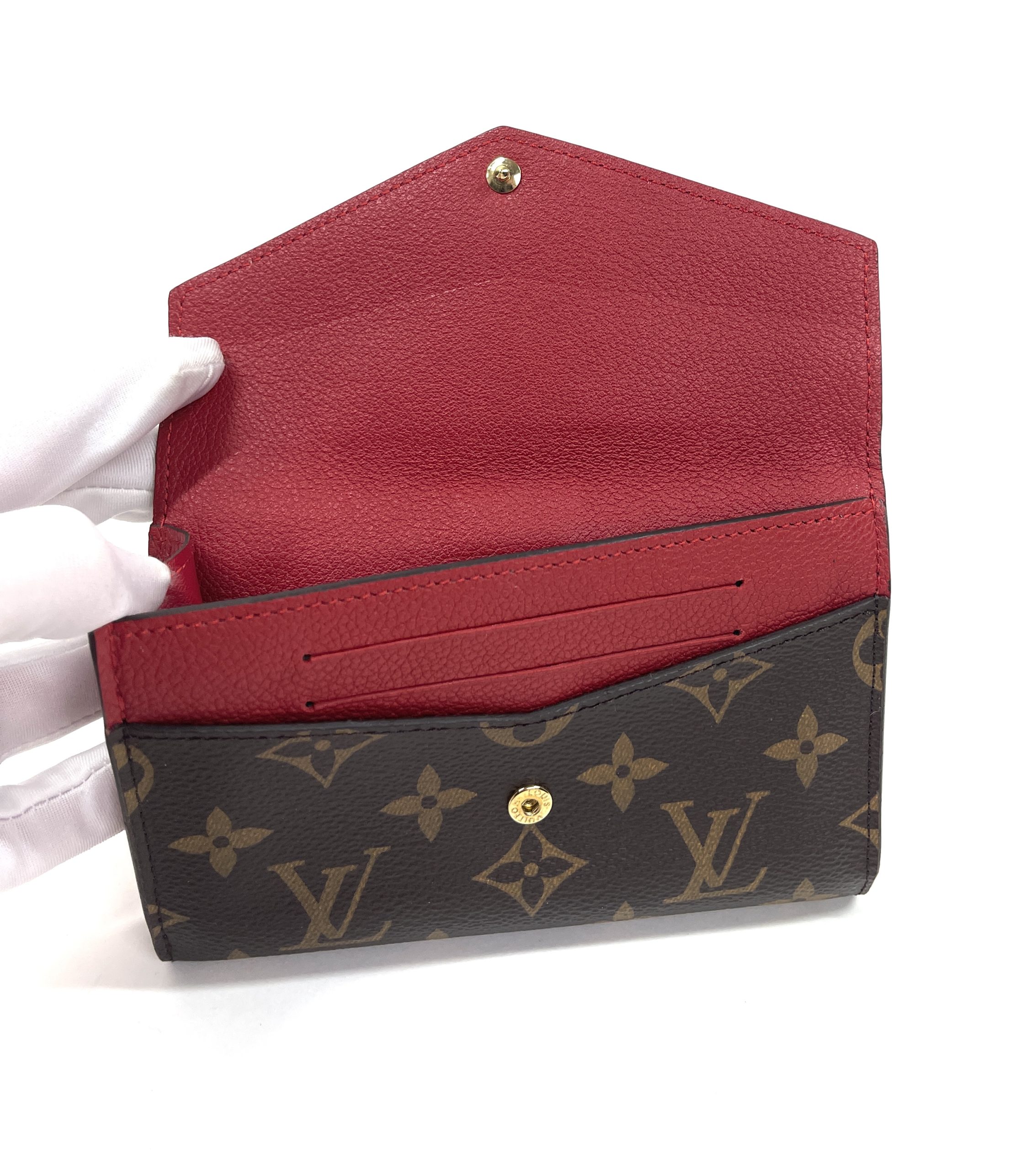 Louis Vuitton Monogram Canvas Pallas Compact Wallet Cherry Article: M60140  - Wal…
