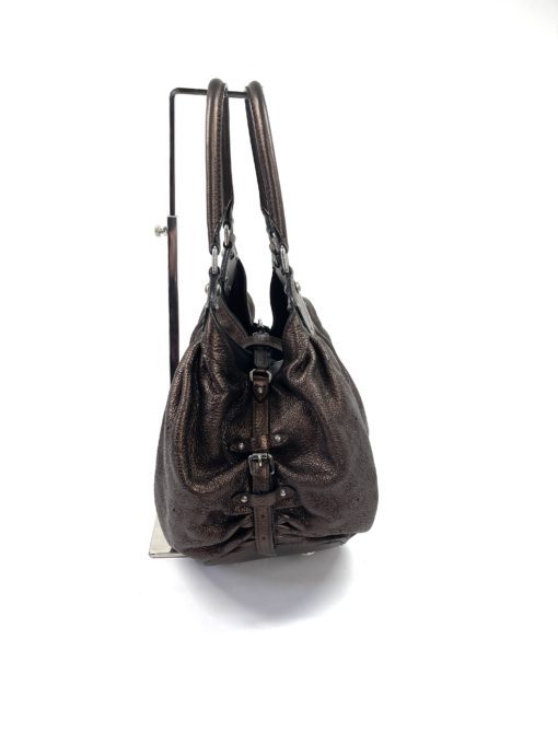 Louis Vuitton Metallic Mordore Bronze Monogram Mahina Leather Surya XL Bag 18
