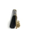 YSL Saint Laurent Small Kate Crocodile-Embossed Black Leather Shoulder Bag With Gold Tassel 9