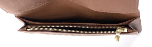 Louis Vuitton Monogram Brazza Wallet zipper