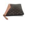 Louis Vuitton Daily Pouch Clutch Monogram with Peach 14