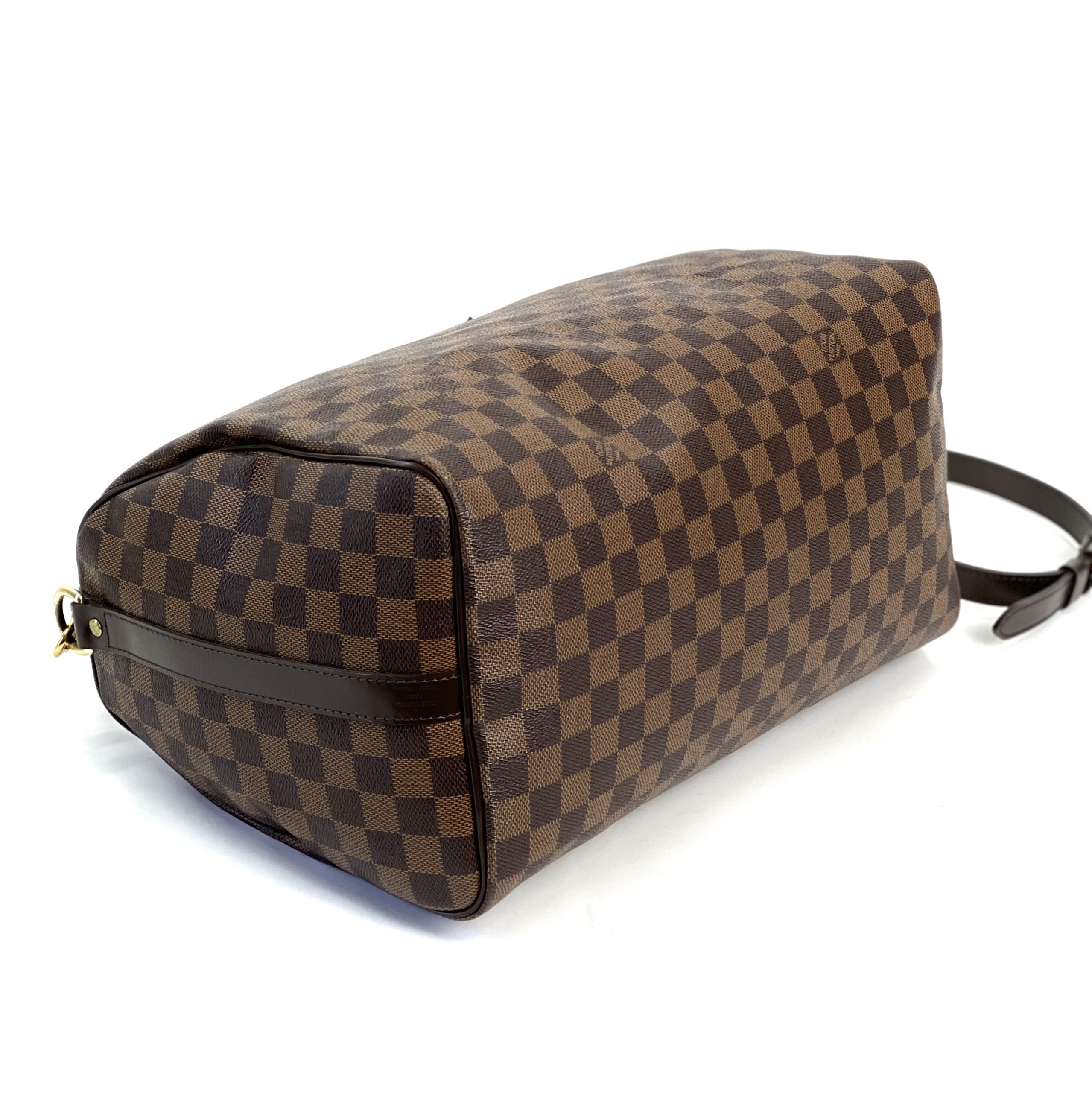 Louis Vuitton Damier Ebene Speedy Bandouliere 35 - Brown Handle Bags,  Handbags - LOU748600