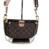 Louis Vuitton Monogram Multi Pochette Crossbody with Rose Clair Strap 7