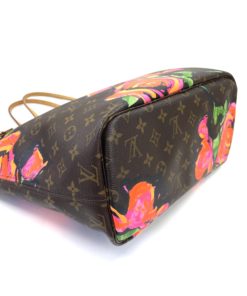 Louis Vuitton Stephen Sprouse Roses Neverfull MM side