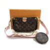 Louis Vuitton Monogram Multi Pochette Crossbody with Rose Clair Strap 14