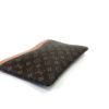 Louis Vuitton Daily Pouch Clutch Monogram with Peach 18