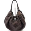 Louis Vuitton Metallic Mordore Bronze Monogram Mahina Leather Surya XL Bag 15