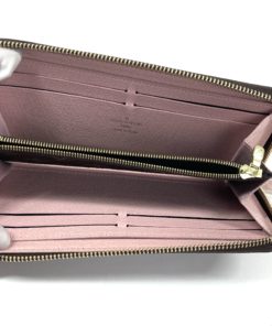 Louis Vuitton Monogram Clemence Wallet With Rose Ballerine