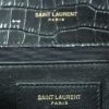 YSL Saint Laurent Small Kate Crocodile-Embossed Black Leather Shoulder Bag With Gold Tassel 14