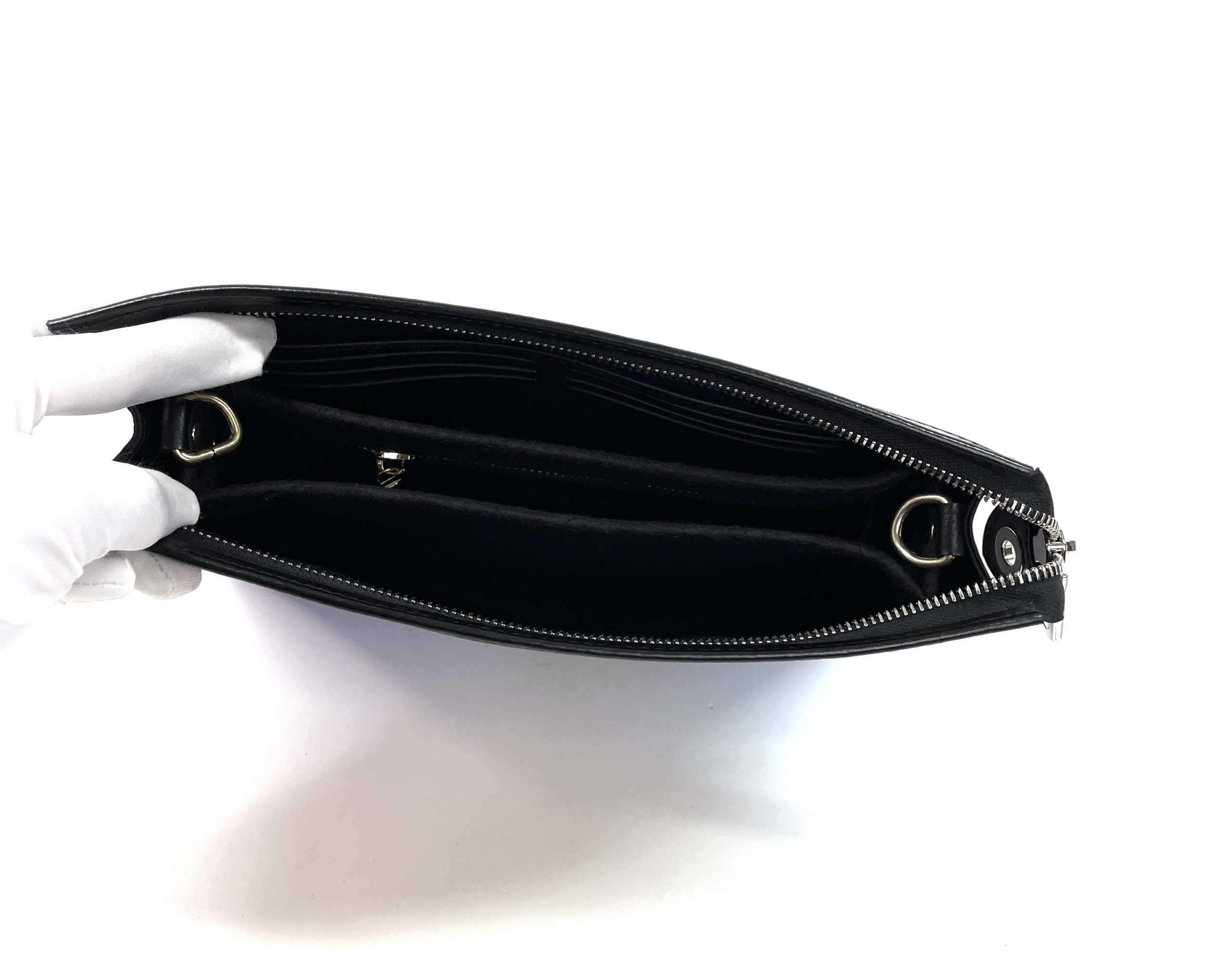 Pochette voyage leather clutch bag Louis Vuitton Multicolour in